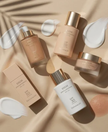 Ranking najlepszych kremów z filtrem SPF 50 do twarzy – tekstury i produkty.