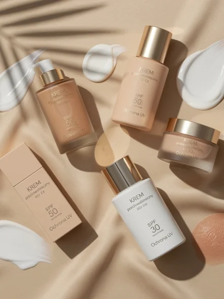Ranking najlepszych kremów z filtrem SPF 50 do twarzy – tekstury i produkty.