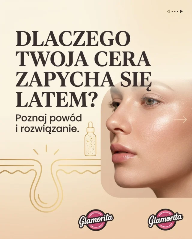 Twoja cera „dusi się” pod warstwą SPF i makijażu? 🧴☀️Latem wiele z nas walczy z nagłym wysypem niedoskonałości i zapchanymi porami. Często myślimy, że to wina kremu z filtrem... ale prawda jest inna. To błąd w oczyszczaniu!Przesuń w lewo ⬅️ i zobacz, dlaczego Twoja skóra potrzebuje teraz trybu „Double Cleansing”.W tej karuzeli dowiesz się:
🧪 Czym jest „zabójcze trio” dla Twoich porów.
🛡️ Dlaczego zwykły żel nie radzi sobie z wodoodpornym SPF.
✨ Jak w dwóch krokach przywrócić skórze oddech.To tylko pierwszy krok naszej wielkiej letniej rutyny! Pozostałe 6 kroków, które uratują Twoją cerę w upały, znajdziesz w naszym najnowszym kompendium na blogu.🔗 Link czeka na Ciebie w naszym BIO: @GlamoritaMagazynZapisz ten post na później 📌 i nie daj się zaskoczyć upałom!#Glamorita #PielęgnacjaTwarzy #DoubleCleansing #ZatkanaCera #Uroda2026 #SkincareTips #LetniaPielęgnacja
